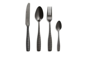 Fleur de Lys 18/10 4,5MM Vintage Black