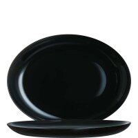 Diwali Black Platte oval 33x25cm  (VPE 6 St.)
