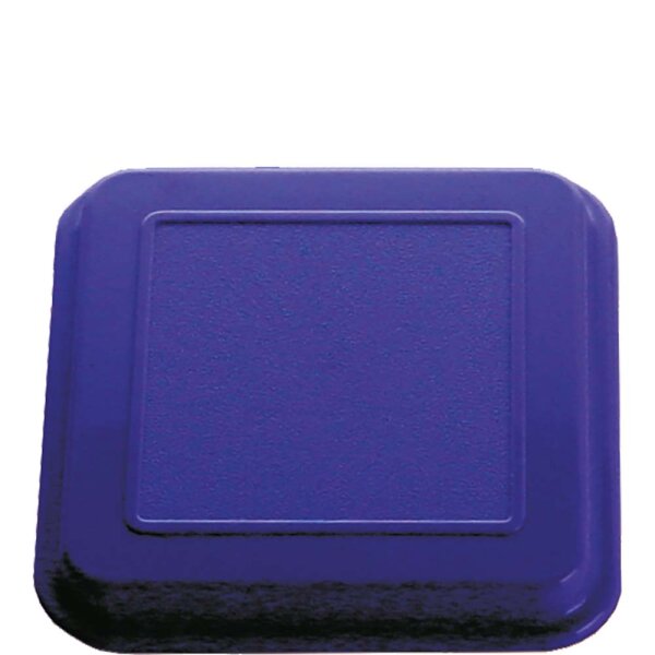 Euro Deckel (il) Blau 11x11cm (+90C)  (VPE 1 St.)