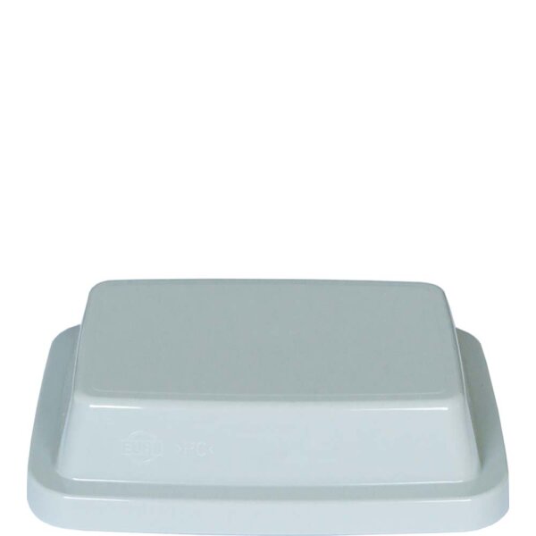 Euro Deckel (üg) Grau 12x9cm (+120C) (VPE 1 St.)