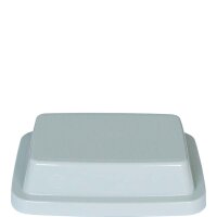 Euro Deckel (üg) Grau 12x9cm (+120C) (VPE 1 St.)