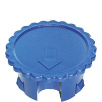 Euro Deckel klemmend Blau 7,8cm (+90C)  (VPE 1 St.)