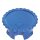 Euro Deckel klemmend Blau 7,8cm (+90C)  (VPE 1 St.)