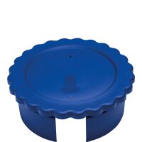 Euro Deckel klemmend Blau 9cm (+90C)  (VPE 1 St.)