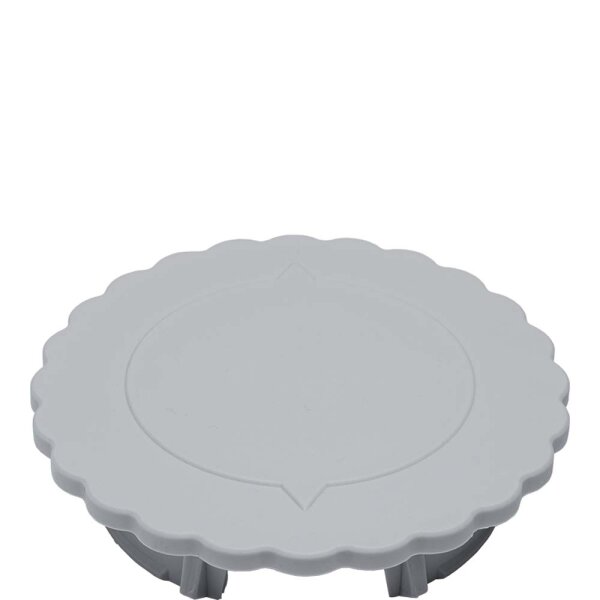 Euro Deckel klemmend Grau 9,5cm (+90C) (VPE 1 St.)