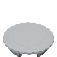 Euro Deckel klemmend Grau 9,5cm (+90C) (VPE 1 St.)