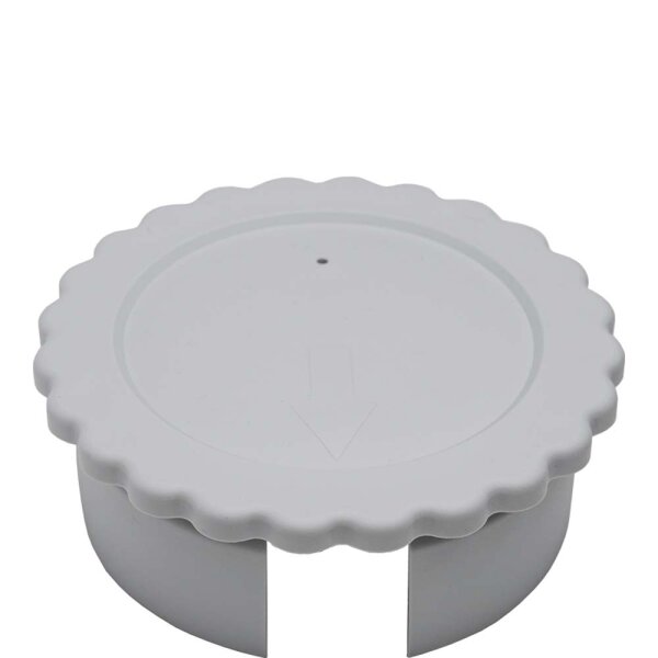 Euro Deckel klemmend Grau 9cm (+90C)  (VPE 1 St.)