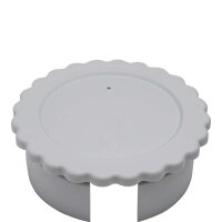Euro Deckel klemmend Grau 9cm (+90C)  (VPE 1 St.)