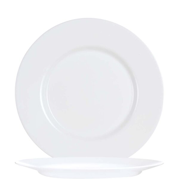 Everyday White Teller flach 19cm  (VPE 6 St.)