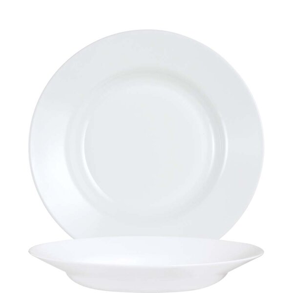 Everyday White Teller tief 22cm  (VPE 6 St.)
