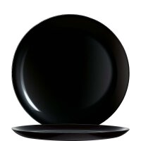 Evolutions Black Coupteller flach 25cm  (VPE 6 St.)