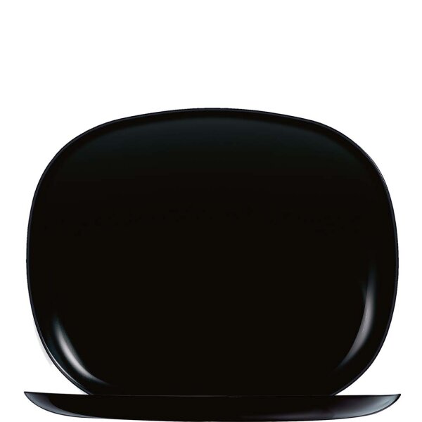 Evolutions Black Rechteckplatte 28x23cm  (VPE 6 St.)