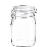 Fido 1000 Einmachglas quadratisch 100cl  (VPE 6 St.)