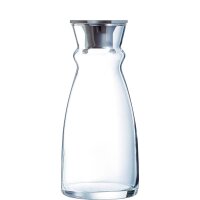 Fluid Karaffe 75cl mit Plastikdeckel  (VPE 6 St.)