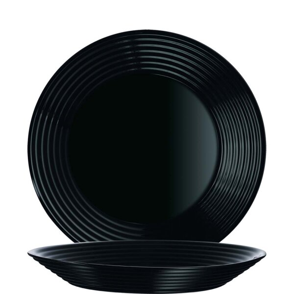 Harena Black Teller tief 23,5cm  (VPE 6 St.)