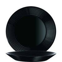 Harena Black Teller tief 23,5cm  (VPE 6 St.)