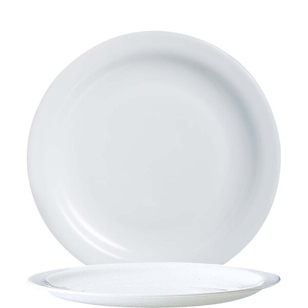 Hoteliere White Teller flach 25,8cm  (VPE 6 St.)