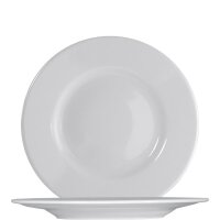 Ischia White Teller flach 21cm  (VPE 12 St.)