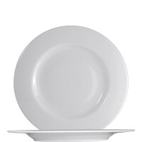 Ischia White Teller flach 26cm  (VPE 12 St.)