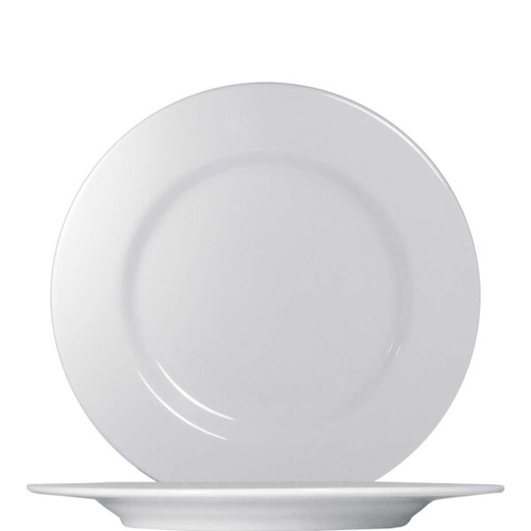 Ischia White Teller flach 28cm  (VPE 6 St.)