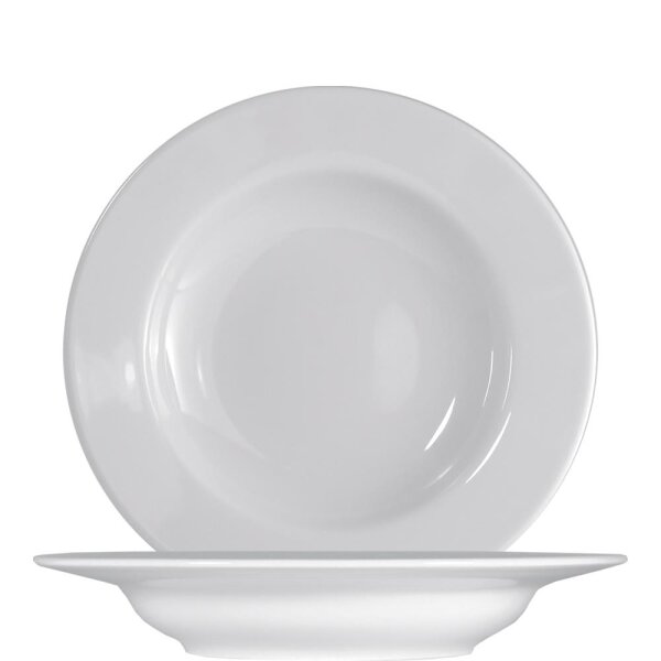Ischia White Teller tief 23cm  (VPE 12 St.)