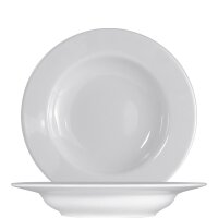 Ischia White Teller tief 23cm  (VPE 12 St.)