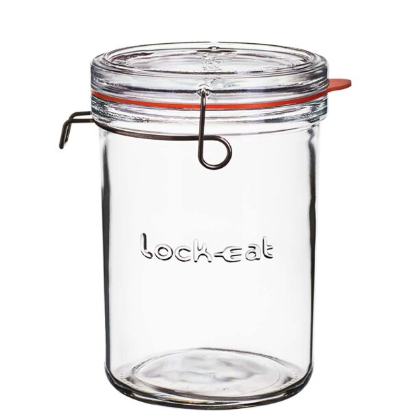 Lock-Eat XL Einmachglas 100cl mit Deckel  (VPE 6 St.)