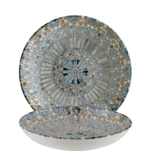 Luca Mosaic Bloom Teller tief 25cm  (VPE 6 St.)