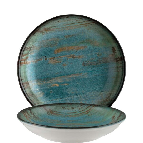 Madera Mint Bloom Teller tief 25cm  (VPE 6 St.)