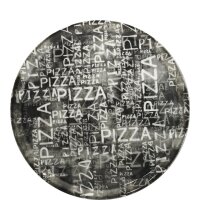 Napoli Black & White Pizzateller 33cm  (VPE 6 St.)