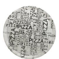 Napoli White & Black Pizzateller 31cm  (VPE 6 St.)