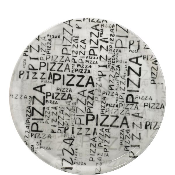 Napoli White & Black Pizzateller 33cm  (VPE 6 St.)