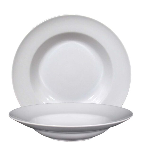 Napoli White Pastateller 30cm  (VPE 6 St.)