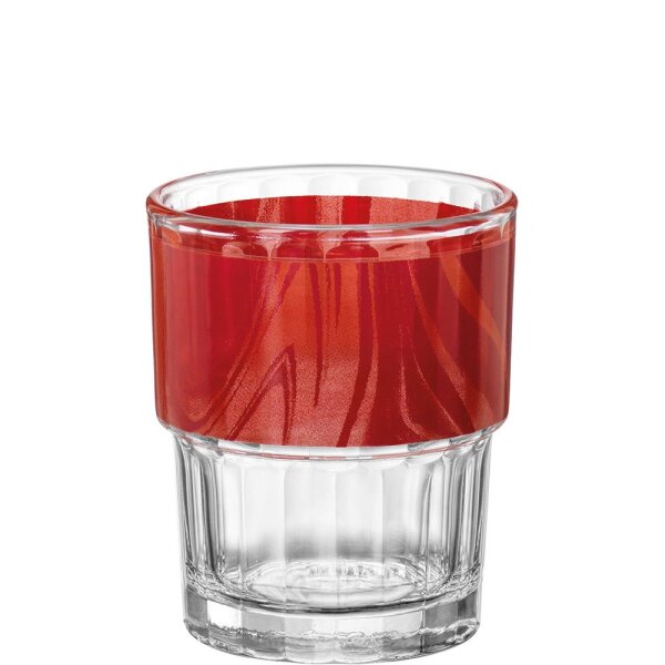 Natura Red Lyon Optique Tumbler 20,5cl stapelbar  (VPE 12 St.)