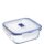 Pure Box Active quadratisch 122cl mit Deckel  (VPE 6 St.)