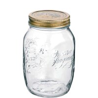 Quattro Stagioni Einmachglas 100cl mit Deckel  (VPE 12 St.)