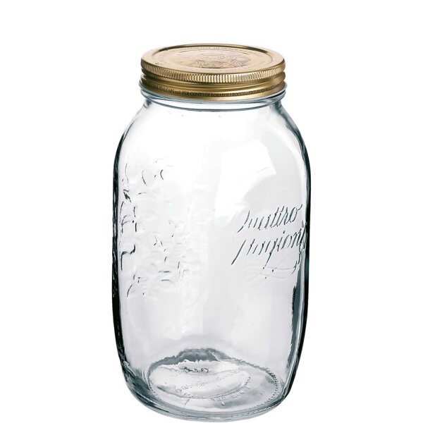 Quattro Stagioni Einmachglas 150cl mit Deckel  (VPE 6 St.)