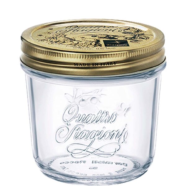 Quattro Stagioni Einmachglas 20cl mit Deckel  (VPE 12 St.)