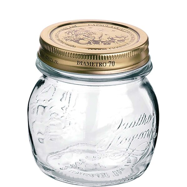 Quattro Stagioni Einmachglas 25cl mit Deckel  (VPE 12 St.)