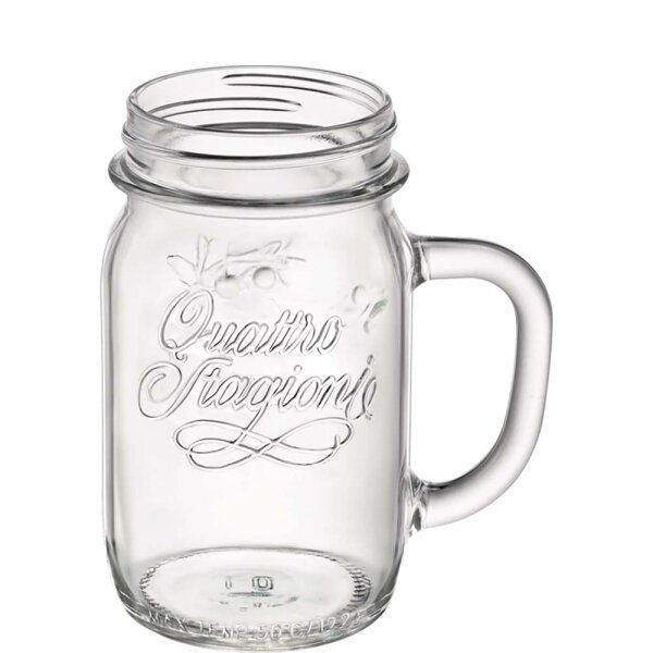 Quattro Stagioni Henkelglas 41,5cl;0,3l Eichstrich mit Dkl.  (VPE 12 St.)