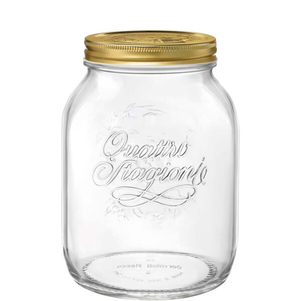 Quattro Stagioni Vorratsglas 300cl mit Deckel  (VPE 6 St.)