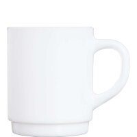 Restaurant White Bockbecher 25cl stapelbar  (VPE 6 St.)