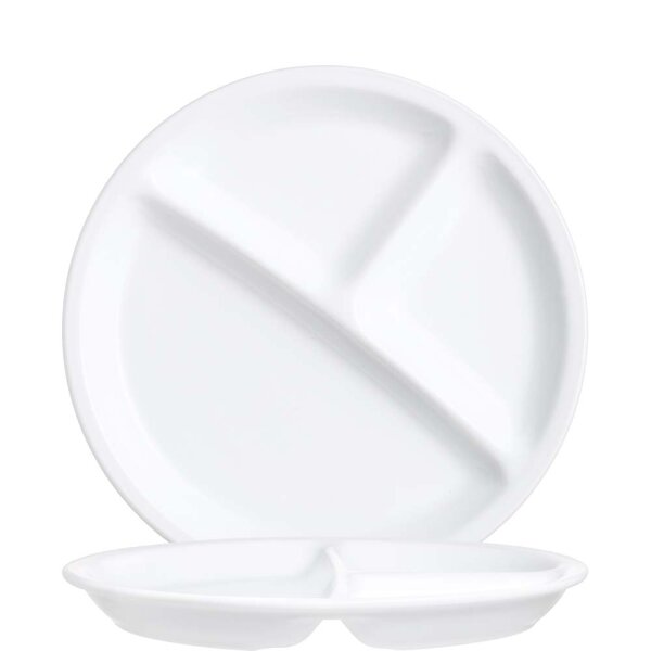 Restaurant White Menüteller 3-get. 25,5cm  (VPE 6 St.)
