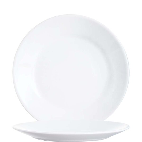 Restaurant White Teller flach 22,5cm  (VPE 6 St.)