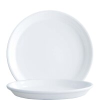 Restaurant White Teller halbtief 23cm  (VPE 6 St.)