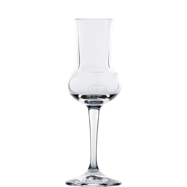 Riserva Grappakelch 8cl; 2+4cl Eichstrich  (VPE 6 St.)