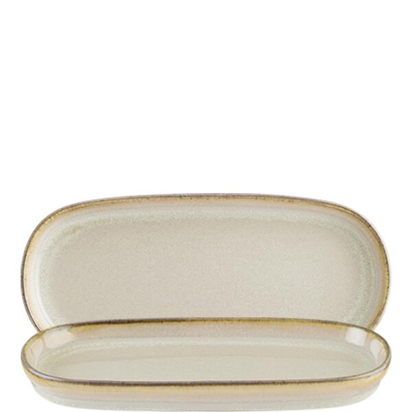 Sand Hygge Platte tief oval 21x10cm  (VPE 12 St.)