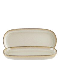 Sand Hygge Platte tief oval 21x10cm  (VPE 12 St.)