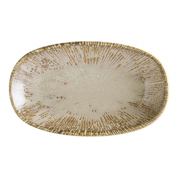 Snell Sand Gourmet Platte oval 24x14cm  (VPE 12 St.)