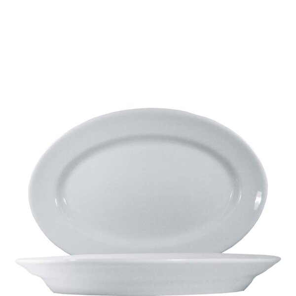 Tivoli White Platte oval 38cm  (VPE 432 St.)
